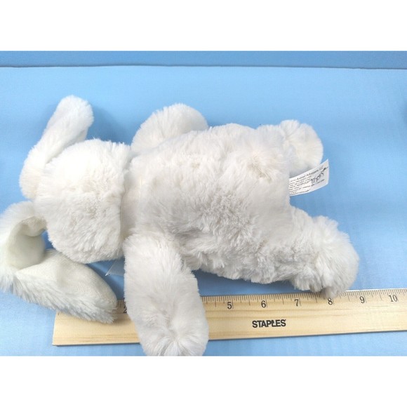 Animal Adventure Victorian White Easter Rabbit Plush 8" Bunny Stuffed Animal Toy - Picture 5 of 6